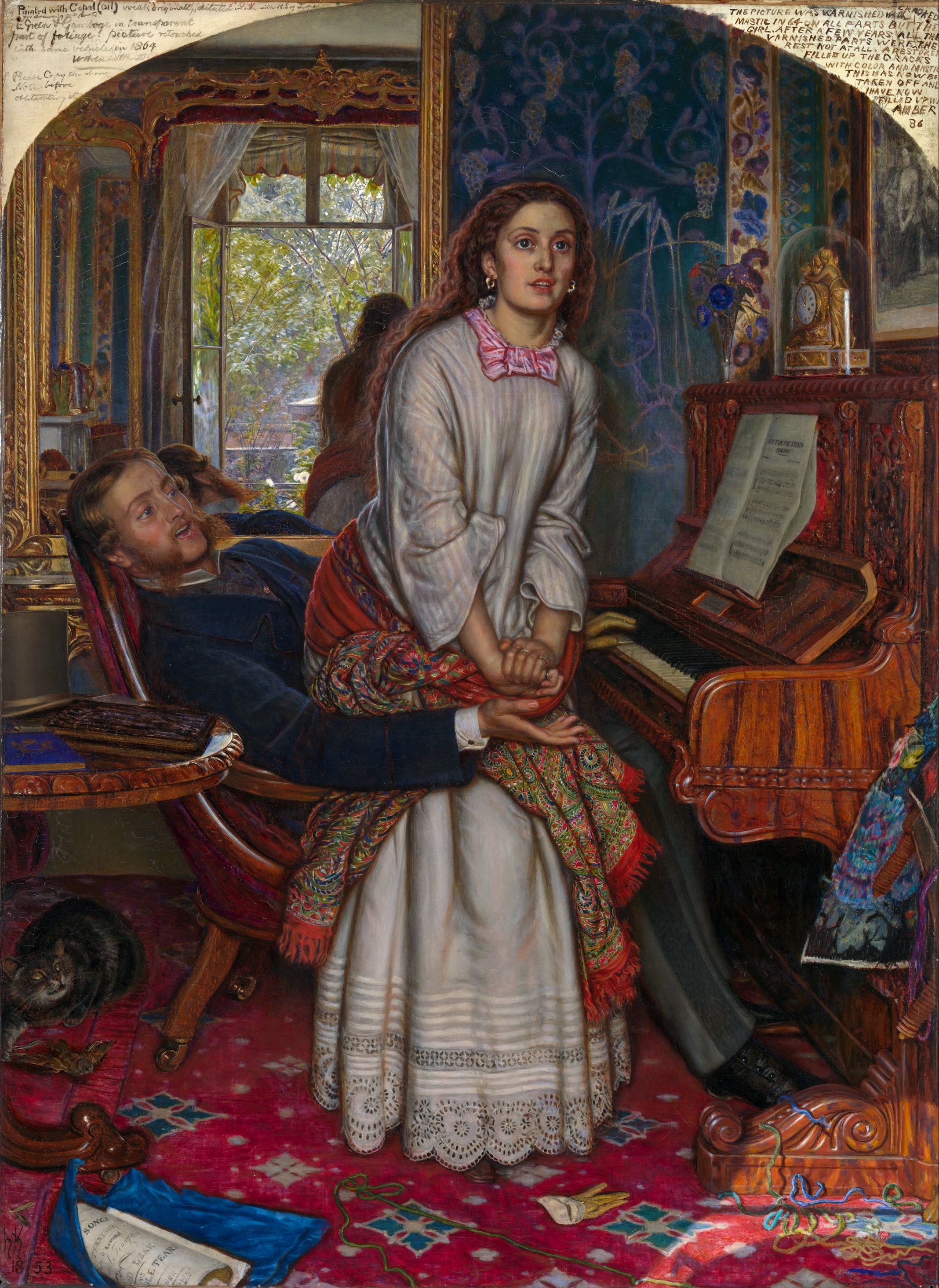 The Awakening Conscience, William Holman Hunt, 1853. Tate Britain, London.